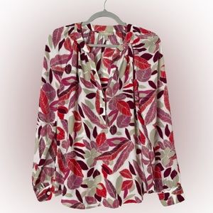 Banana Rebublic women’s medium flowered blouse